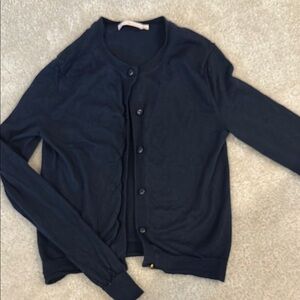 Tory Burch Dark Blue Knit Sweater